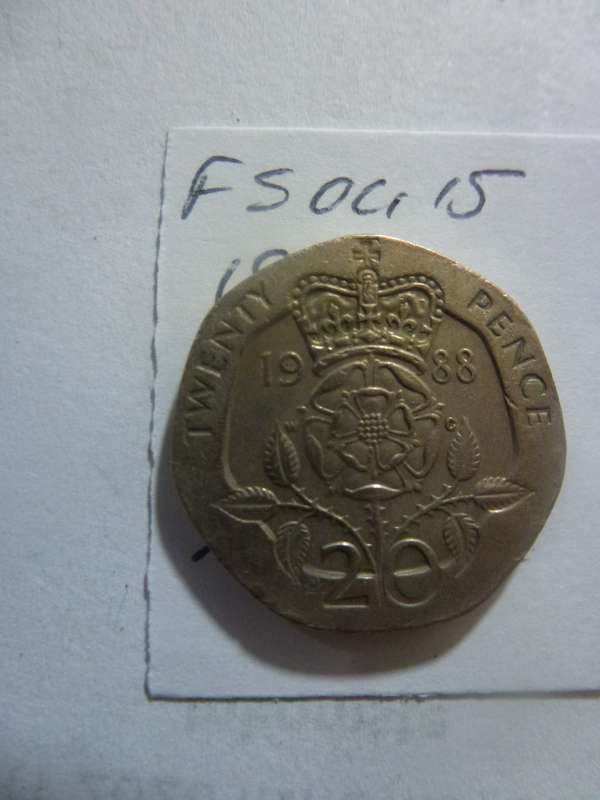 1988 Great Britain 20 pence
