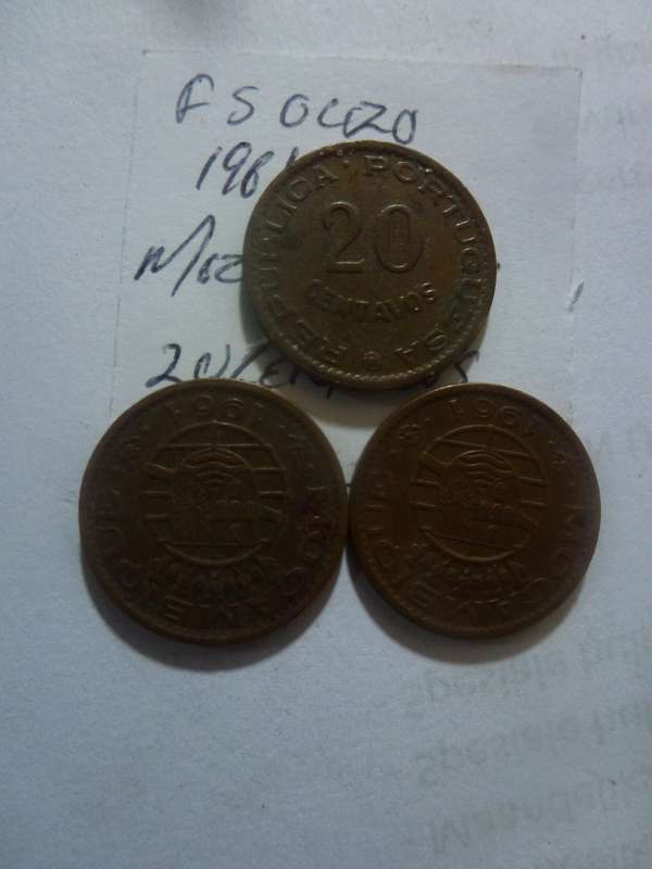 1961 Mozambique 20 centavos