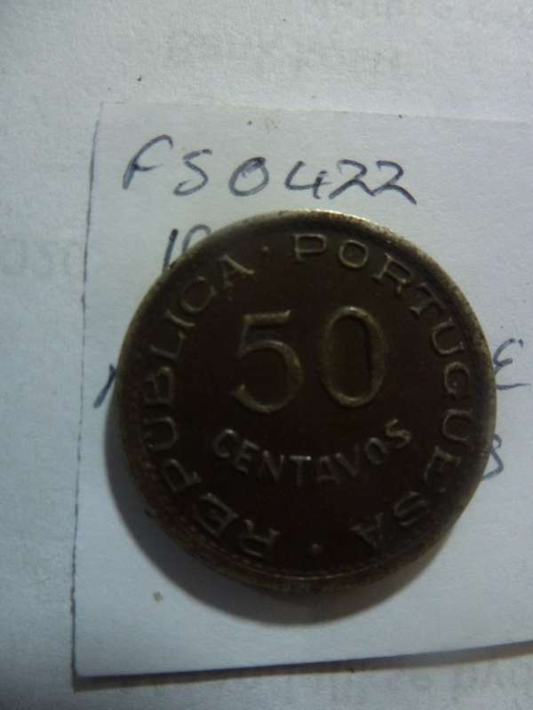 1951 Mozambique 50 centavos