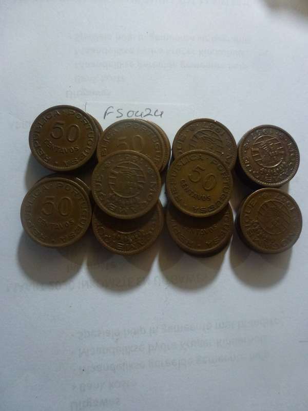 1957 Mozambique 50 centavos