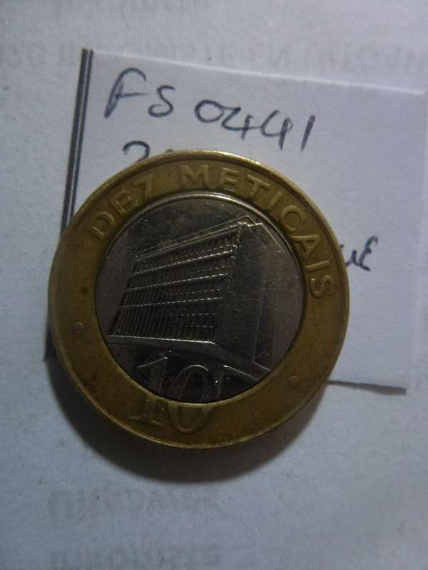 2012 Mozambique 10 meticais