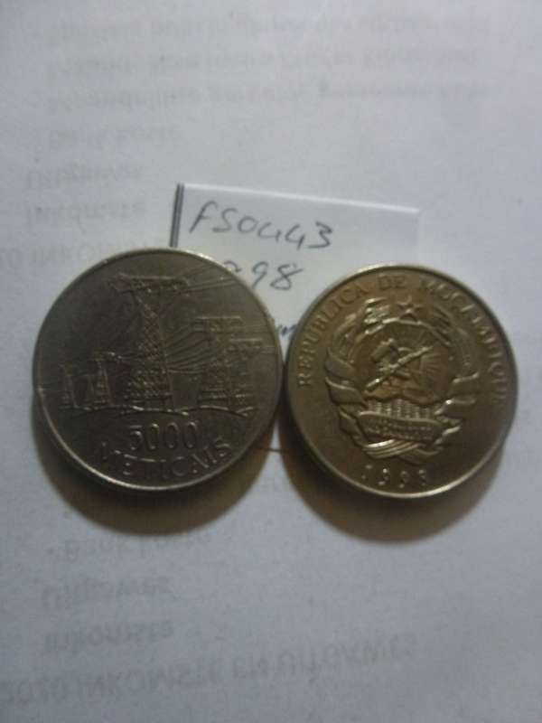 1998 Mozambique 5000 meticais