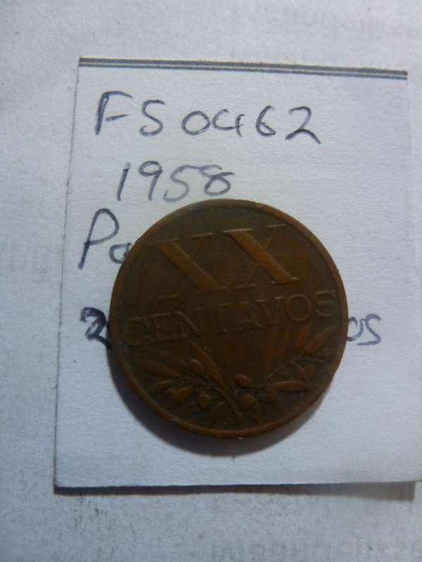 1958 Portugal 20 centavos