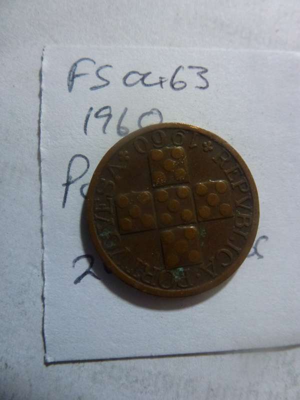 1960 Portugal 20 centavos