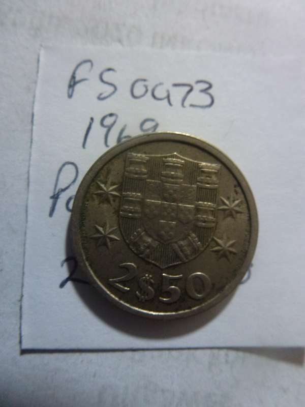 1969 Portugal 2 1/2 escudo