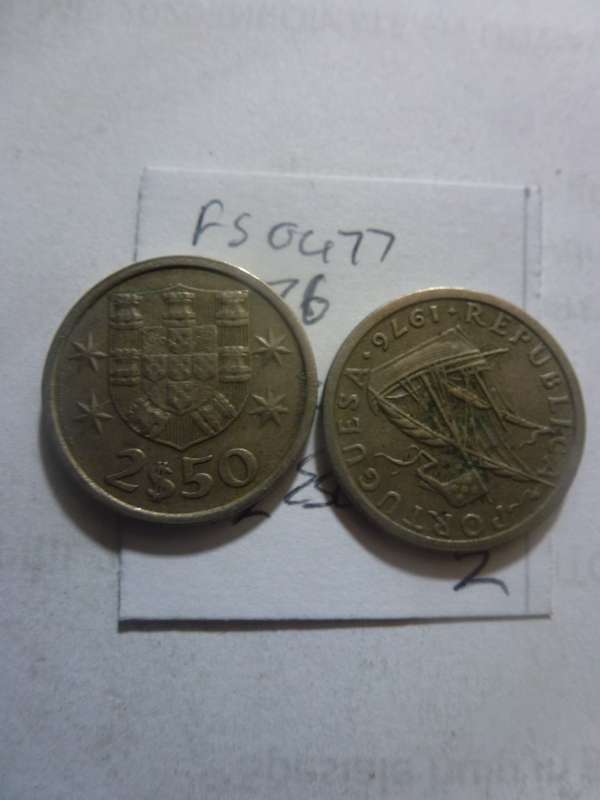 1976 Portugal 2 1/2 escudo