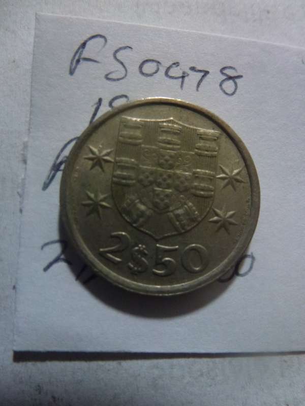 1977 Portugal 2 1/2 escudo