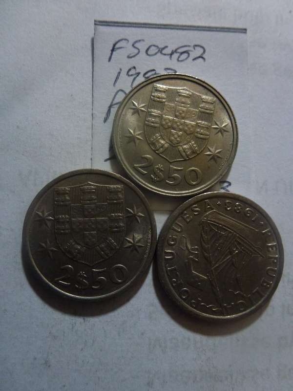 1983 Portugal 2 1/2 escudo