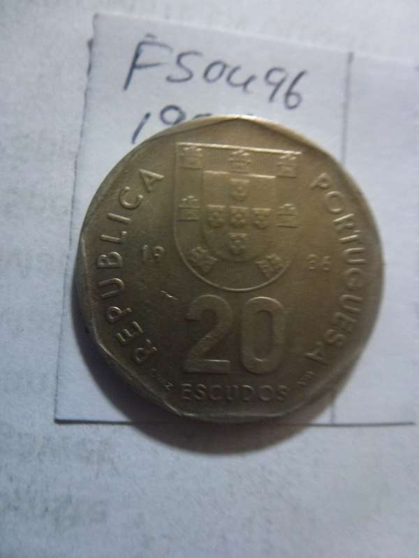 1986 Portugal 20 escudo