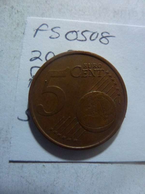2002 Portugal 5 euro cent