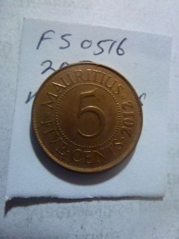 2012 Mauritius 5 cent