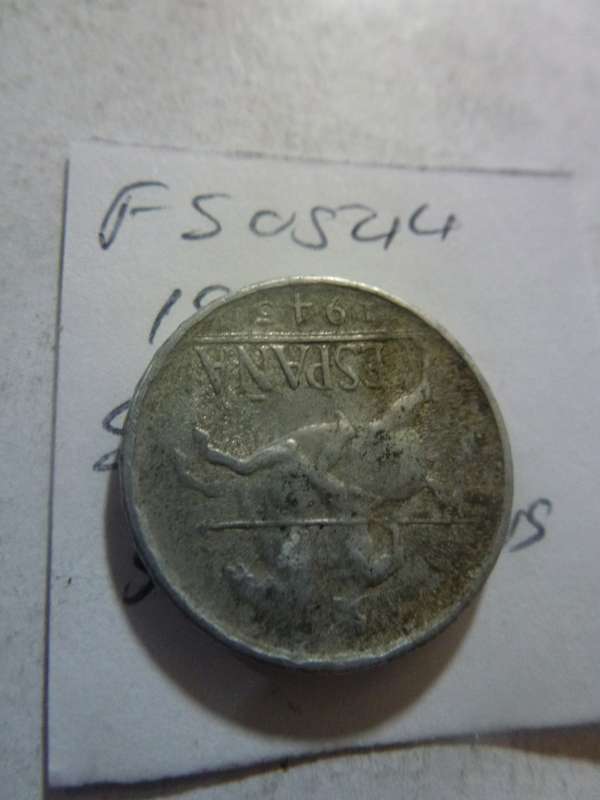 1945 Spain 5 centimos
