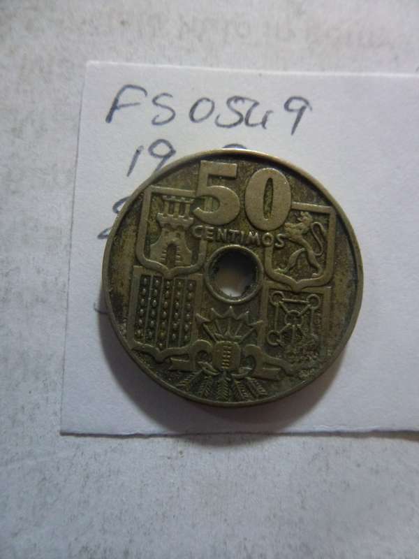 1949 Spain 5 centimos