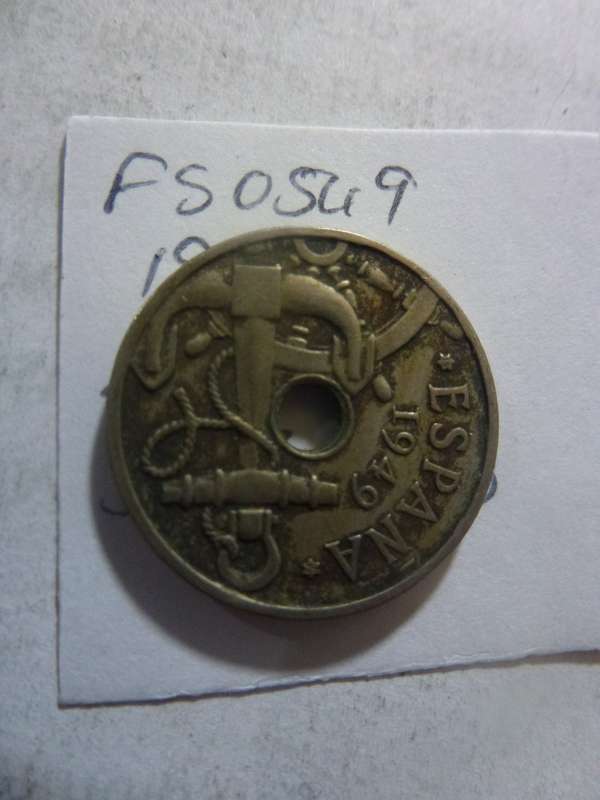 1949 Spain 5 centimos