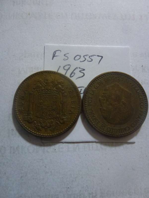 1963 Spain 1 peseta