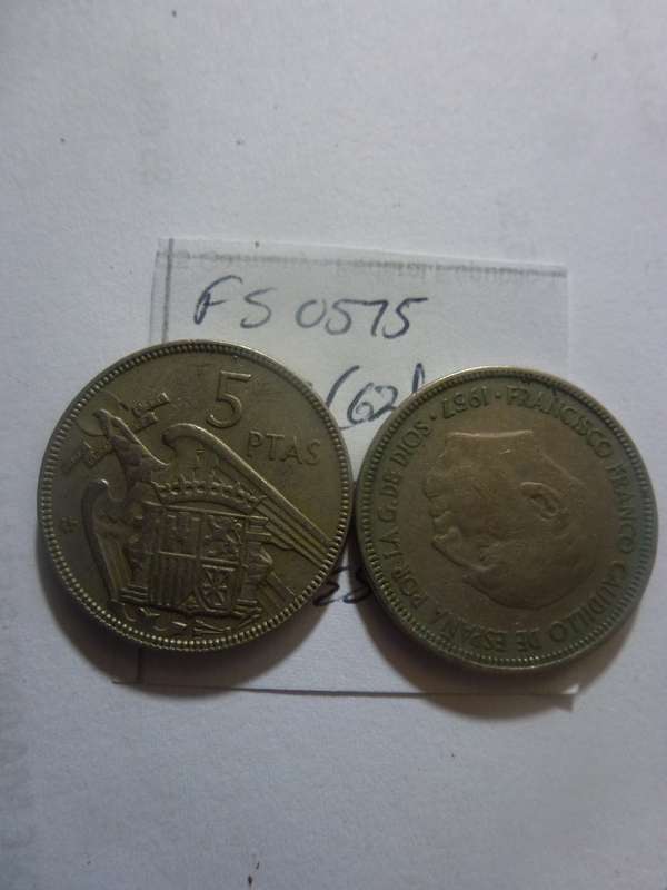 1957(62) Spain 5 peseta