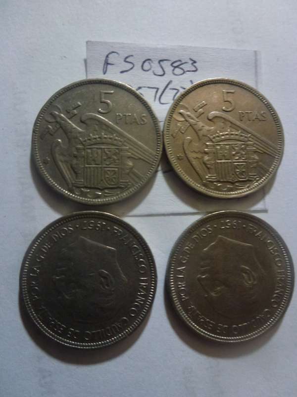 1957(73) Spain 5 peseta