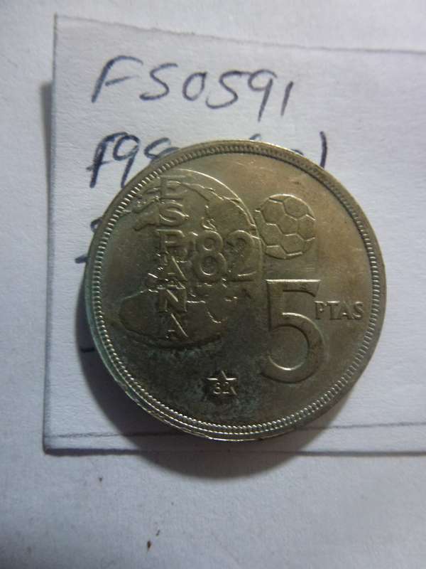 1980(82) Spain 5 peseta