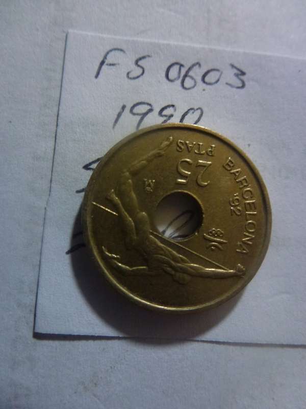 1990 Spain 25 peseta