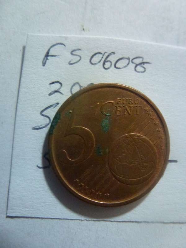 2004 Spain 5 euro cent