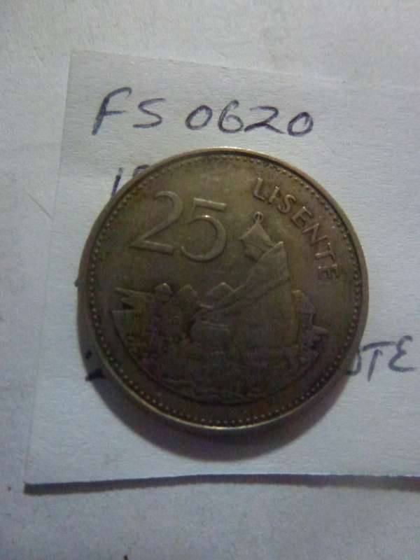 1985 Lesotho 25 lisente