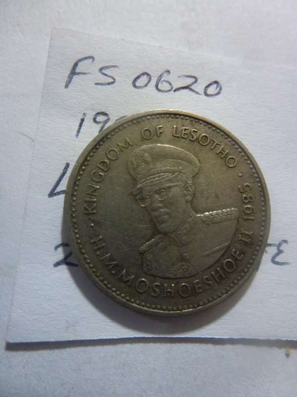1985 Lesotho 25 lisente