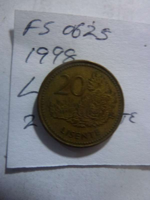 1998 Lesotho 20 lisente