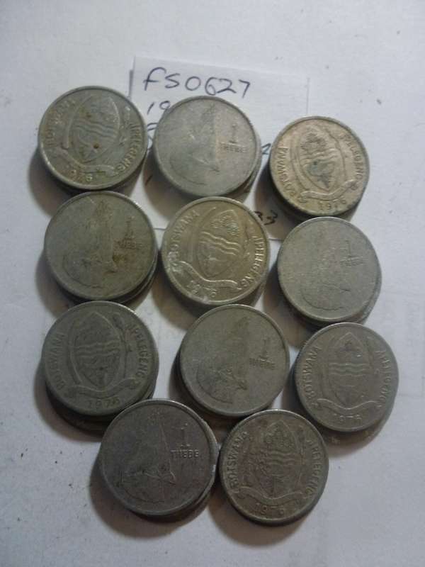 1976 Botswana 1 thebe