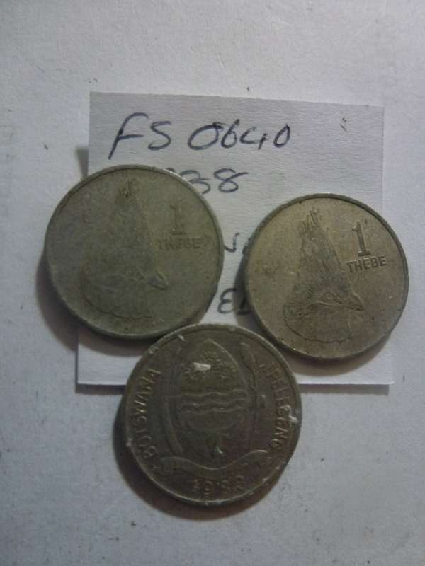 1988 Botswana 1 thebe