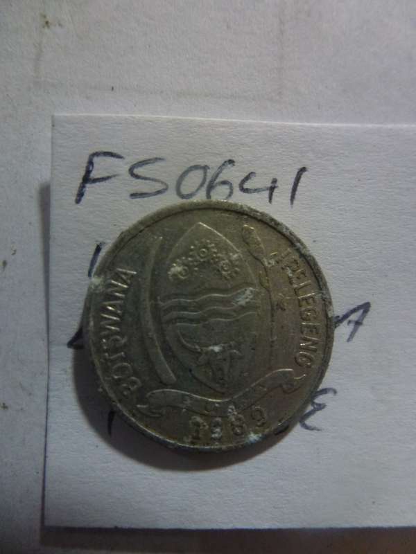 1989 Botswana 1 thebe