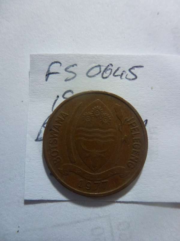 1977 Botswana 5 thebe