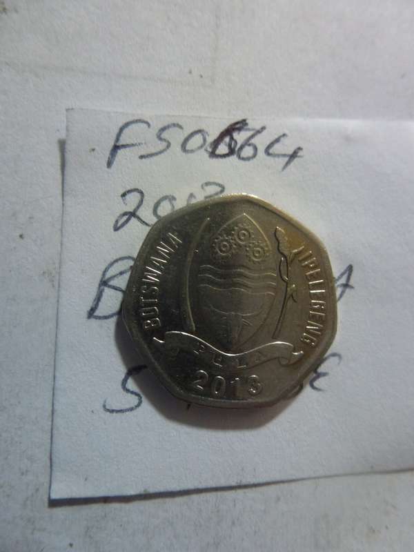 2013 Botswana 5 thebe