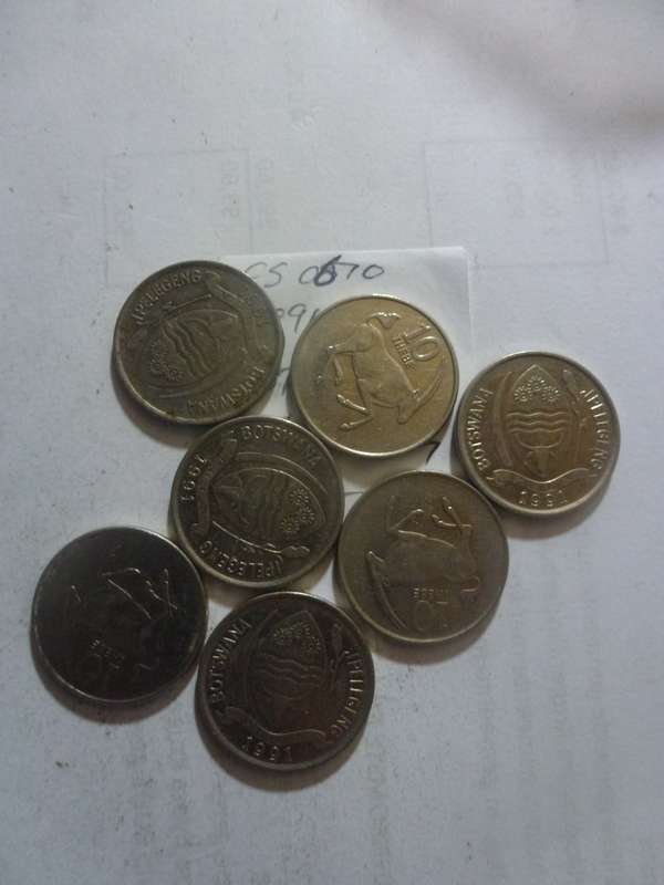 1991 Botswana 10 thebe