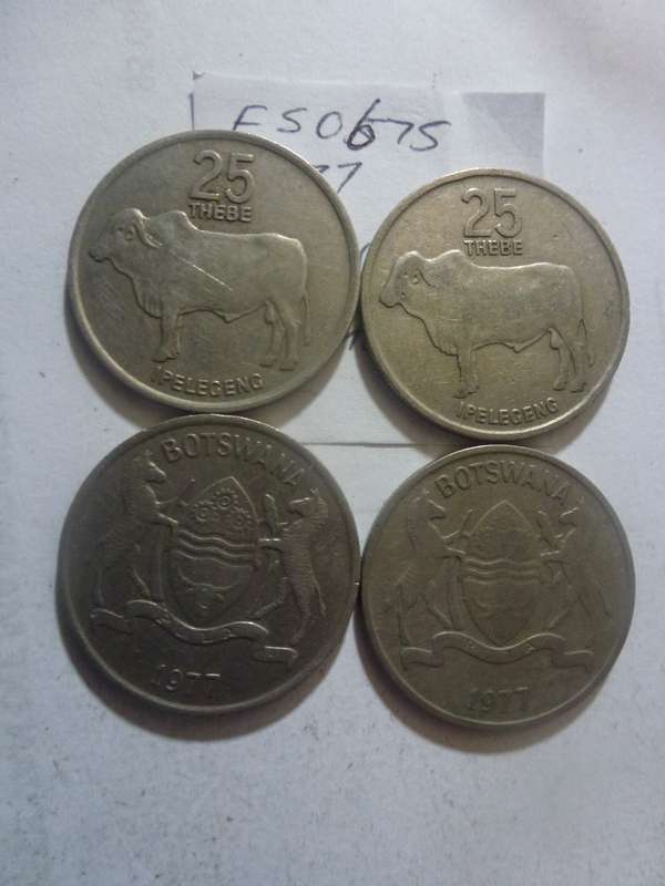 1977 Botswana 25 thebe