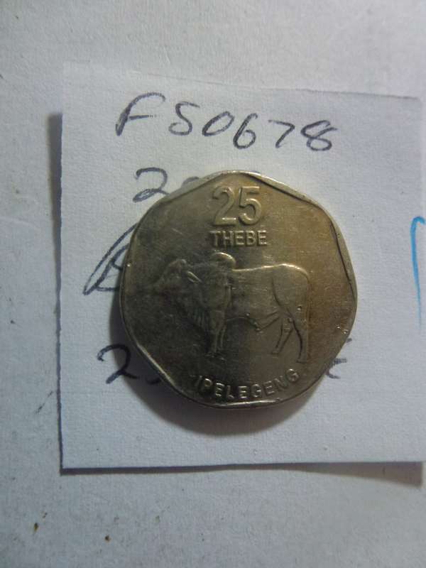 2009 Botswana 25 thebe