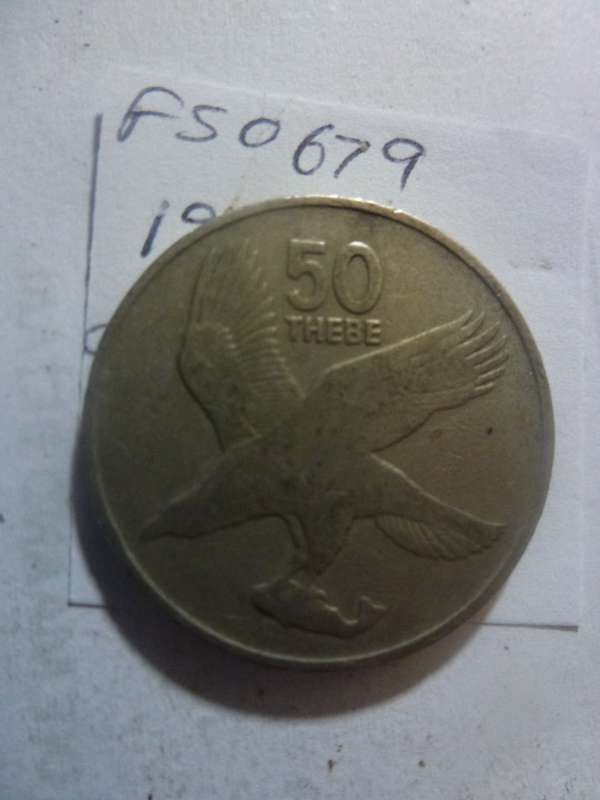 1977 Botswana 50 thebe