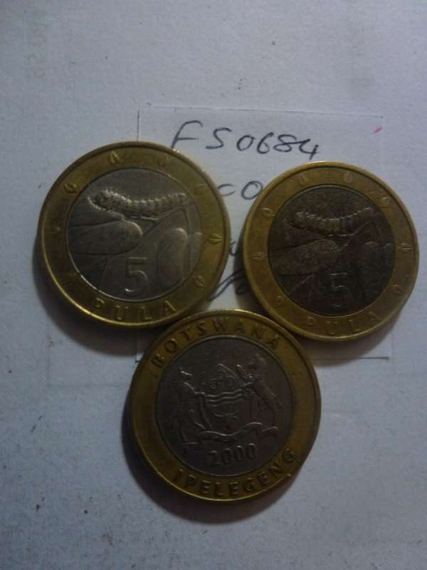 2000 Botswana 5 pula