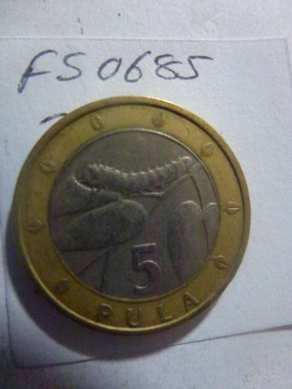 2007 Botswana 5 pula