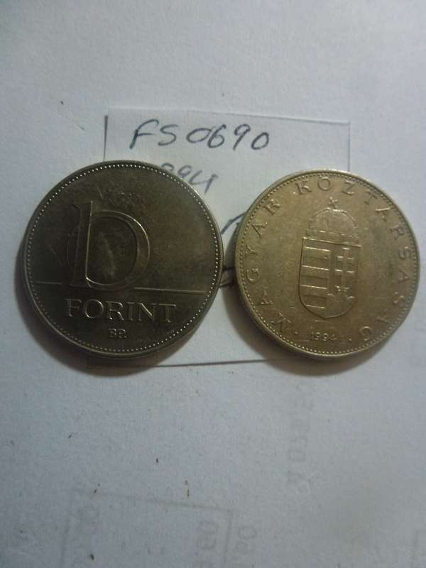 1994 Hungary 10 forint