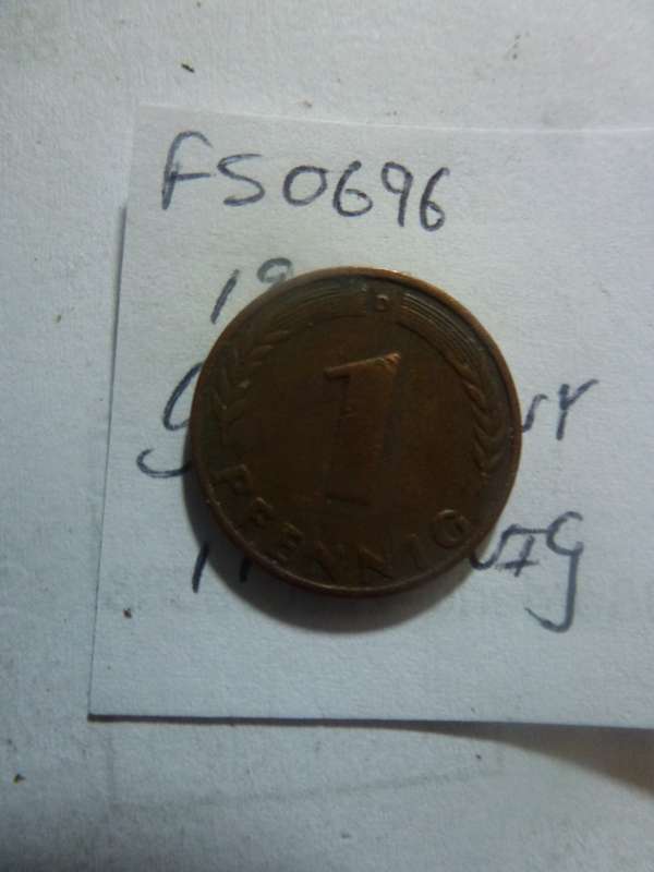 1948 Germany 1 pfennig