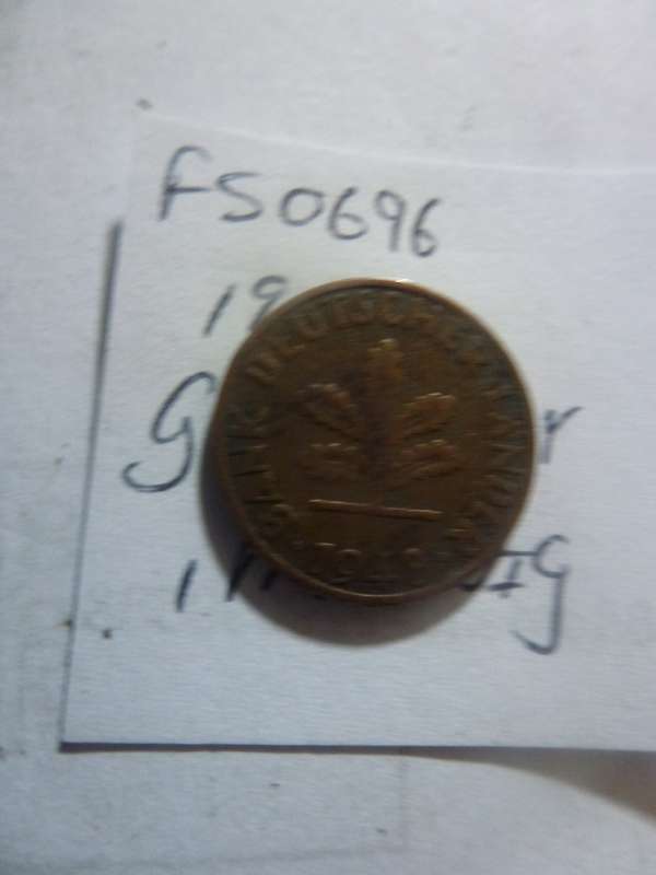 1948 Germany 1 pfennig