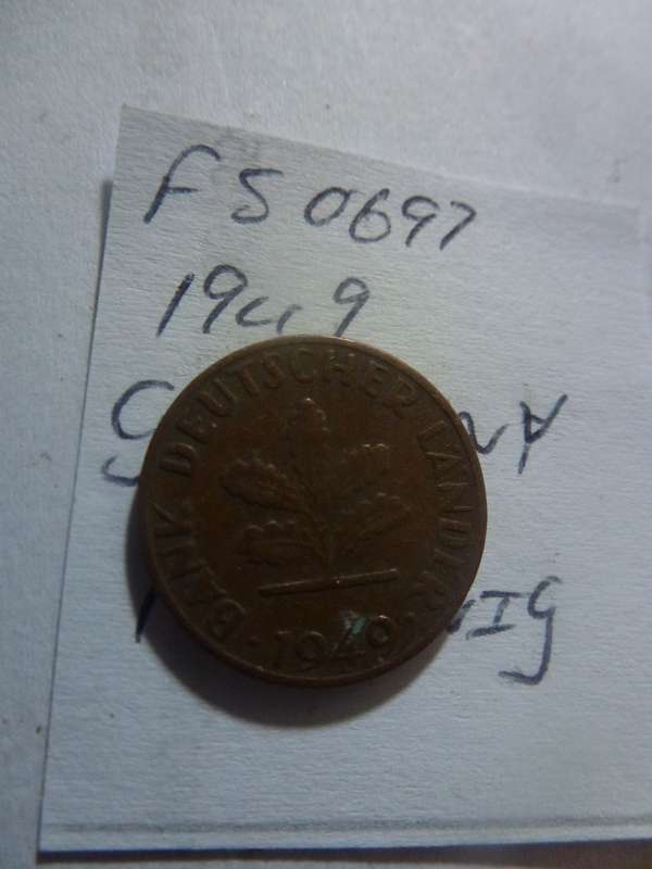 1949 Germany 1 pfennig