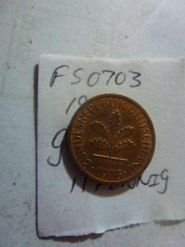 1973 Germany 1 pfennig
