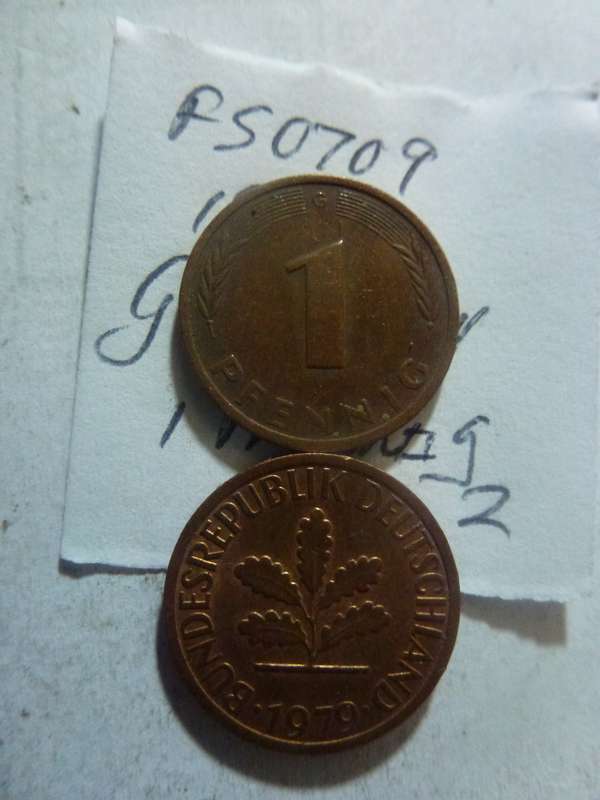 1979 Germany 1 pfennig