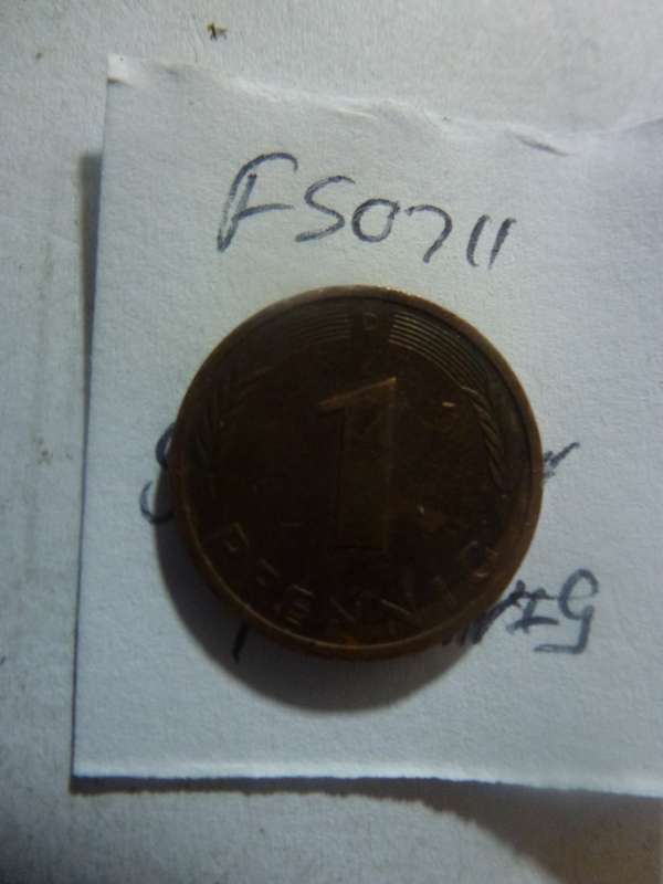 1981 Germany 1 pfennig