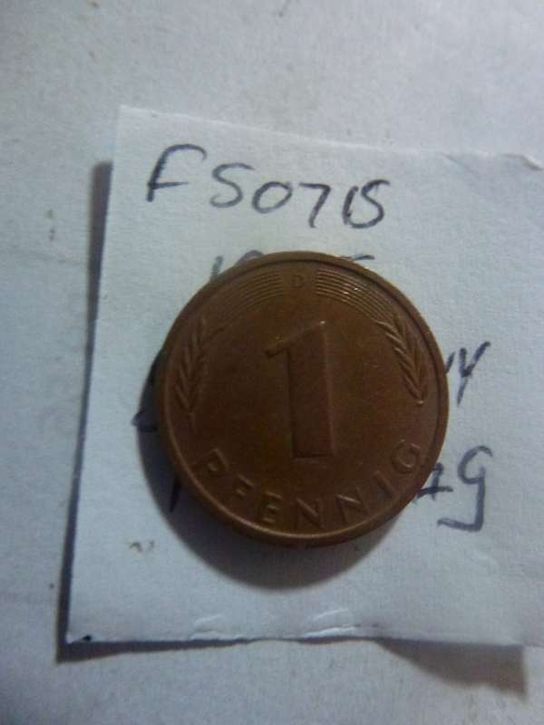 1985 Germany 1 pfennig