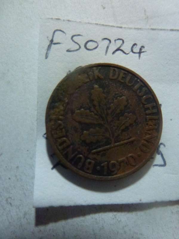 1970 Germany 2 pfennig