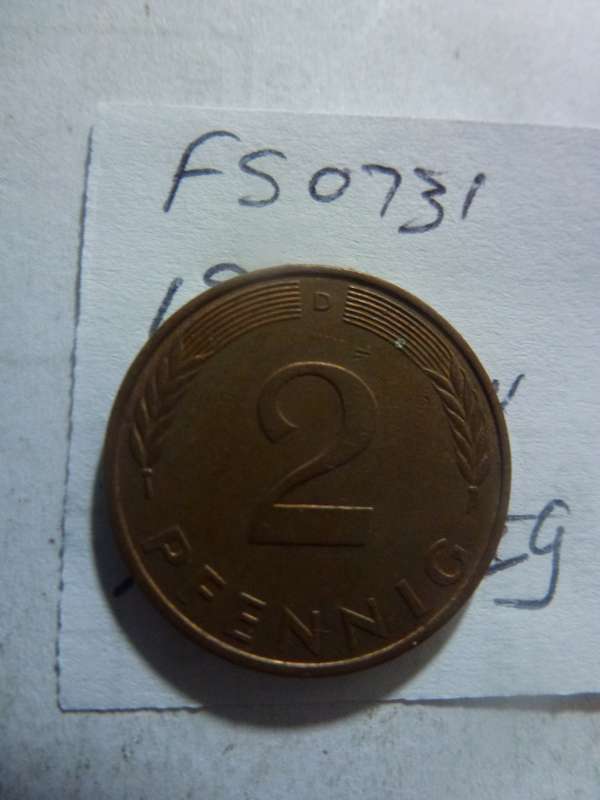 1981 Germany 2 pfennig
