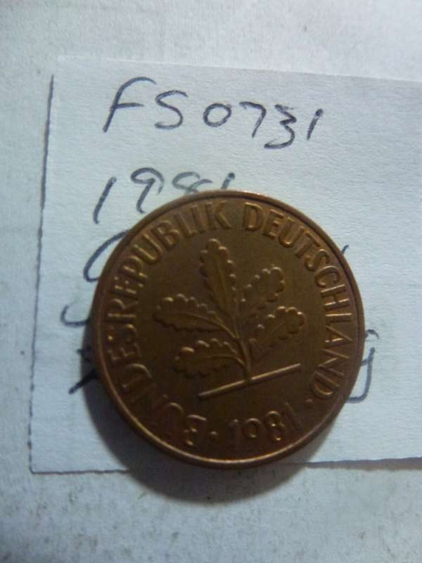 1981 Germany 2 pfennig
