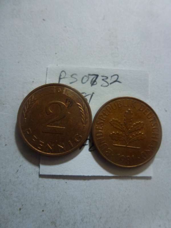 1981 Germany 2 pfennig